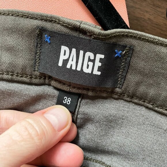 PAIGE Mens Federal Slim Straight Fit Jeans Size 38 - Picture 3 of 10